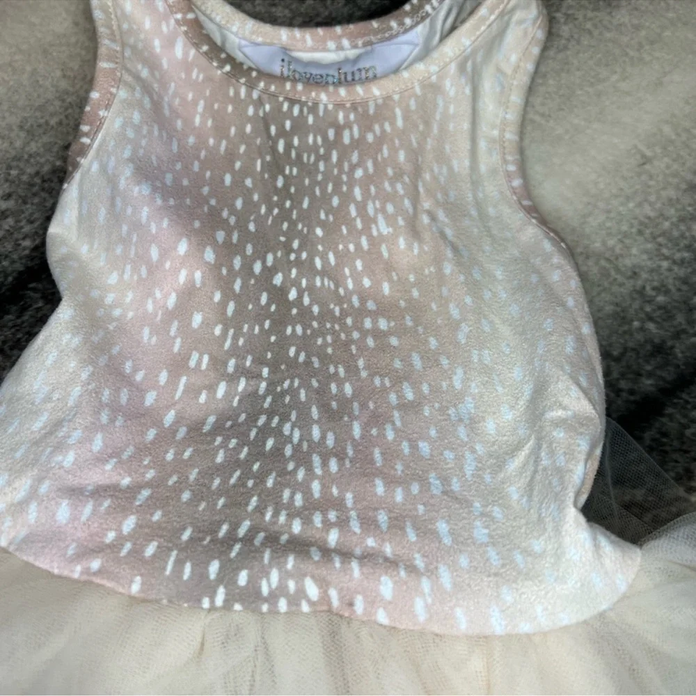 iloveplum - BAE Suede Tutu Dress Fawn Print